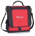 e-volve laptop / notebook / messenger bag / backpack (9'- 13') (Red/Black)