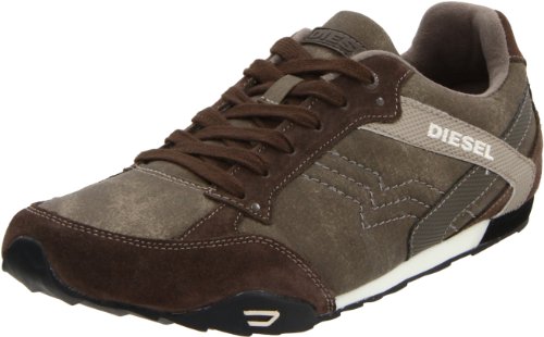Diesel Men's Eagle Loop Lace-Up,Brindle/Bungee Cord/Cobblestone,9.5 M US