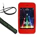 (2 in 1 Ipod Deluxe) ipod touch 2nd generation New iPod Touch 2G 8G 16GB 32GB (2nd generation) + Car Charger (itouch not included) + BONUS Courage*Wisdom Neckstrap, Red Ver 2