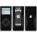 XtremeMac Tuffwrap Accent Case for iPod nano 2G (Black/Gray)