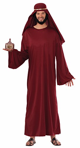 Forum Men's Value Biblical Robe, Burgundy, X-Large