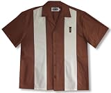 Tiki God Mens Hawaiian Aloha Bowling Shirt