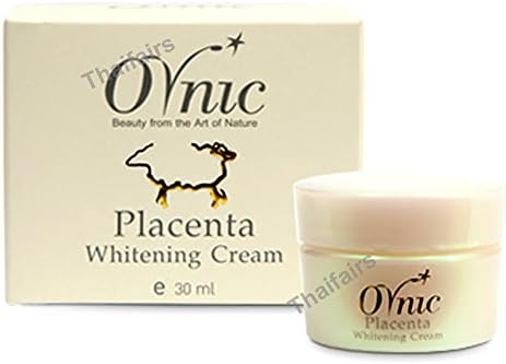 30ml. SHEEP PLACENTA WHITENING FACE CREAM WITH CAVIAR for reducing deep wrinkles
