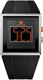 BOSS ORANGE Black Rubber LCD Mens Watch 1512697
