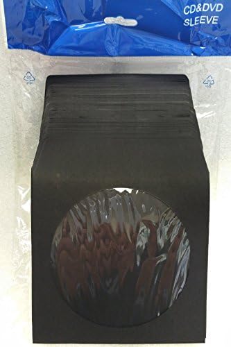 CD/DVD Paper Sleeve (1,000-Black)