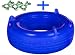 Plastic Tire Swing with 3 clevis, Blue