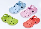 Stunning Summer Boys/Girls Velcro Ajustable Strap Garden Clogs In 4 Colors
