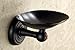 Rozin Bathroom Soap Dish Holder Wall Mounted Black Color
