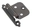 Amerock BP3429-ORB Self-Clsoing Face Mount Variable Overlay Hinge, Oil Rubbed Bronze