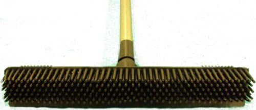 DAB Rubber Scrubbing Broom Head with Squeegee (45"/114.3 cm) | Expandable Handle | Dual-Functional | Suitable for Wet & Dry Use | Easy Hanging Storage