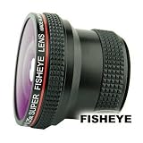 0.25x FISHEYE KONVERTER bzw. ULTRA WEITWINKEL VORSATZKONVERTER mit MAKROLINSE und 52mm Direktanschluss f�r z.B. CANON EOS 5D , 5D Mark II , 7D , 30D , 50D , 40D , 350D , 400D , 450D , 500D , 1000D , NIKON D100 , D2X , D2XS , D200 , D3 , D3x , D300 , D300s