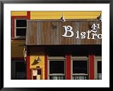 Olympic Ski Resort Restaurant and Cafe, Park City Framed Art Poster Print by Walter Bibikow, 39x31