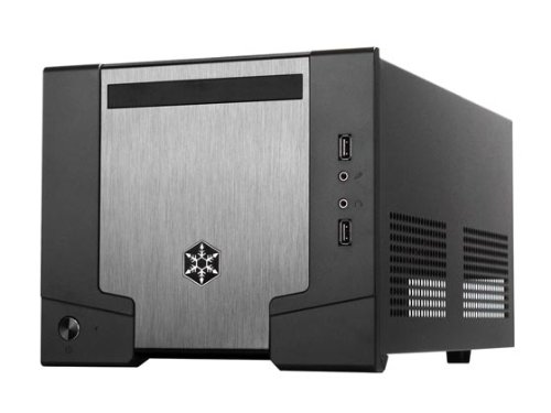 SilverStone Mini-ITX/Mini-DTX Case with 600W 80+ Bronze Certified Power Supply SG07B Black