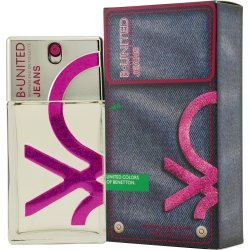 New - B UNITED JEANS by Benetton EDT SPRAY 3.3 OZ - 164183