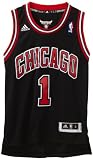 NBA Youth Chicago Bulls Derrick Rose Swingman Alternate Jersey - R28E3Bb5 (Black, Medium)