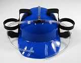 Blue Beer Soda Guzzling Party Drinking Hat Helmet