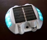4 X Solar Road Stud Driveway Pavement Dock Deck Blue LED Lights