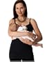 Glamourmom Nursing Bra Long Tank - Black - Size Extra Large