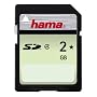 Hama Secure Digital (SD) 2GB Highspeed Speicherkarte (Original Handelsverpackung)