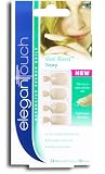 Elegant Touch Decorated French Glue On False Nails - Ivory 