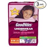 GOOD NITES GIRL LG/XL 3/Case 20 EACH
