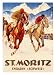Art Posters: St Moritz, Horse Racing - Artist - Hugo Laubi 1924 - 30 X 40 CM
