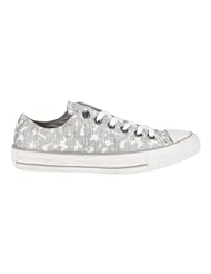 converse leopard silver