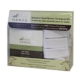 Upper Canada Soap  Candle All About Hands Intensive Hand Rescue Kit with Night Cream and Moisture Plus Gloves