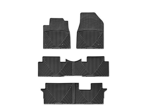 WeatherTech WTHB148152153 Floor Mat, Rubber, Front/Rear