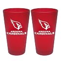 NFL Arizona Cardinals 2 Pack Colored Frosted Pints