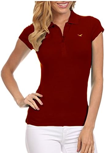 Jersey Polo Shirt (Medium, Burgandy)