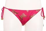 JUICY COUTURE Women's Y55405 Martinique String Tie Bikini Bottom, Small