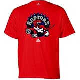 NBA adidas Toronto Raptors Red Prime Logo T-shirt (Large)
