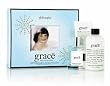 Philosophy Pure Grace Layering Set (Shampoo/Bath/Shower Gel 8 Ounce, Body Butter 2 Ounce, Spray Fragrance 2 Ounce)