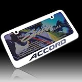 Honda Accord Chrome Solid Brass License Frame