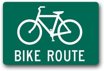 Tommy GTA Fashion Decorative Door Mat Custom Bike Route Indoor/Outdoor Doormat 23.6"x15.7"