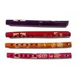 Musical Instruments : Bamboo Flute Andean Instrument from Peru, 10 inch