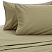Amazon Brand – Pinzon Signature Cotton Heavyweight Velvet Flannel Sheet Set - Queen, Thyme Green