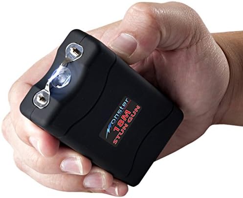 Rechargeable Stun Gun Flashlight with Safety Switch, Fierce Power and Sound