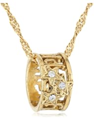 The Vatican Library Collection "Vatican Carded Ring Pendant Necklaces" "Prosperity" Ring Pendant Necklace, 16"