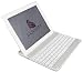 Luvvitt (TM) iPad Aluminum Bluetooth Wireless Keyboard Case / Cover for iPad 2 – White Keyboard