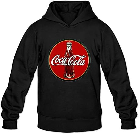 Funnyer Men's Western Europe Coca Cola CCE Sweatshirt Hoodie L Black