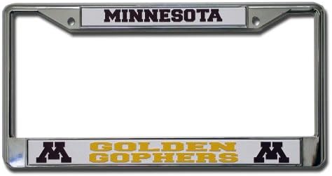 NCAA Minnesota Golden Gophers Chrome License Plate Frame
