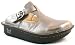 Alegria Clogs in Pewter Metallic Leather ALG-204