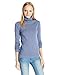 Three Dots Women's Essential Heritage Long Sleeve Turtleneck Top
