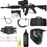 TIPPMANN A5 PAINTBALL Marker Gun M4 4+1 RIS SNIPER Set - 5
