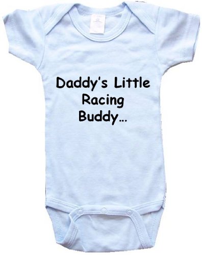 DADDY'S LITTLE RACING BUDDY - BigBoyMusic Baby One Piece Bodysuit