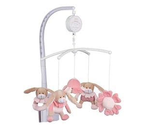 Doudou et Compagnie Mobile Musical Lapin Rose: B&eacute;b&eacute;s