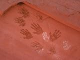 Handprints Painted on a Rock Wall by the Ancient Pueblo People,
Also Known as the Anasazi Photographic Poster Print, 48x64