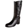 Arturo Chiang Women's At-Richmond Motorcycle Boot,Black Leather,5.5 M US